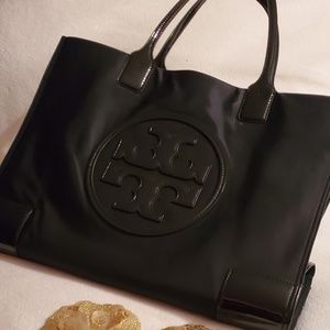 *TORY BURCH*  Ella Patent Nylon Tote